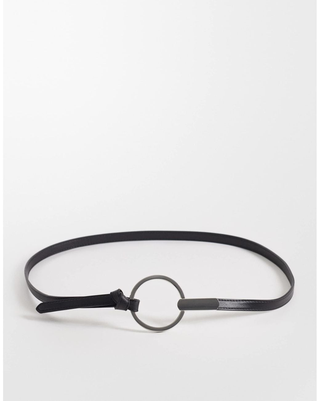 Mango Gray Super Slim Belt
