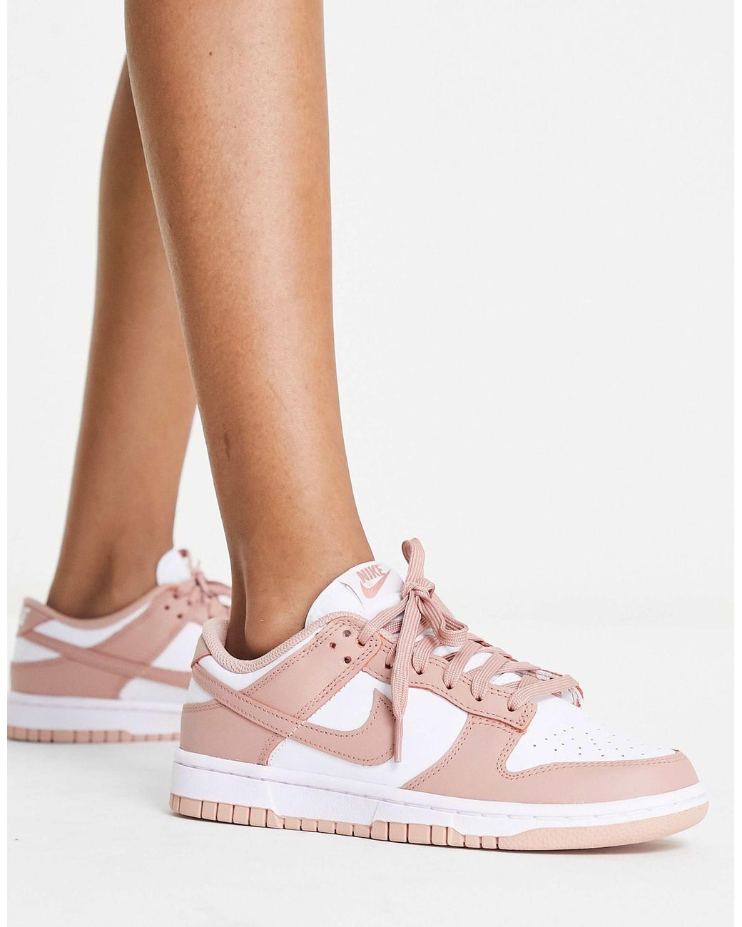 Nike White Dunk Low Sneakers