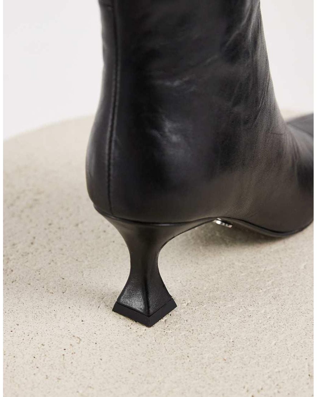 Tony Bianco Black Jaq Heeled Knee Boots