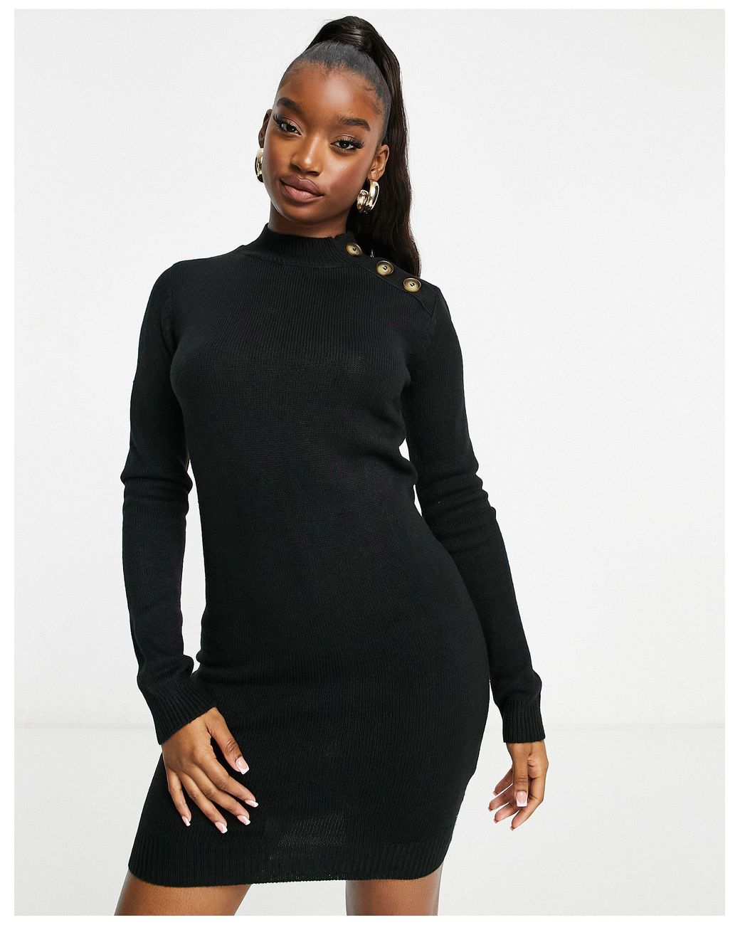 Brave Soul Rula Knitted Jumper Dress 