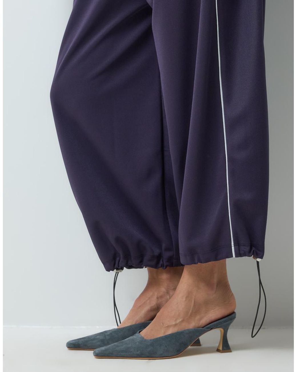 ASOS Blue Stripe Detail Cuffed Bermuda