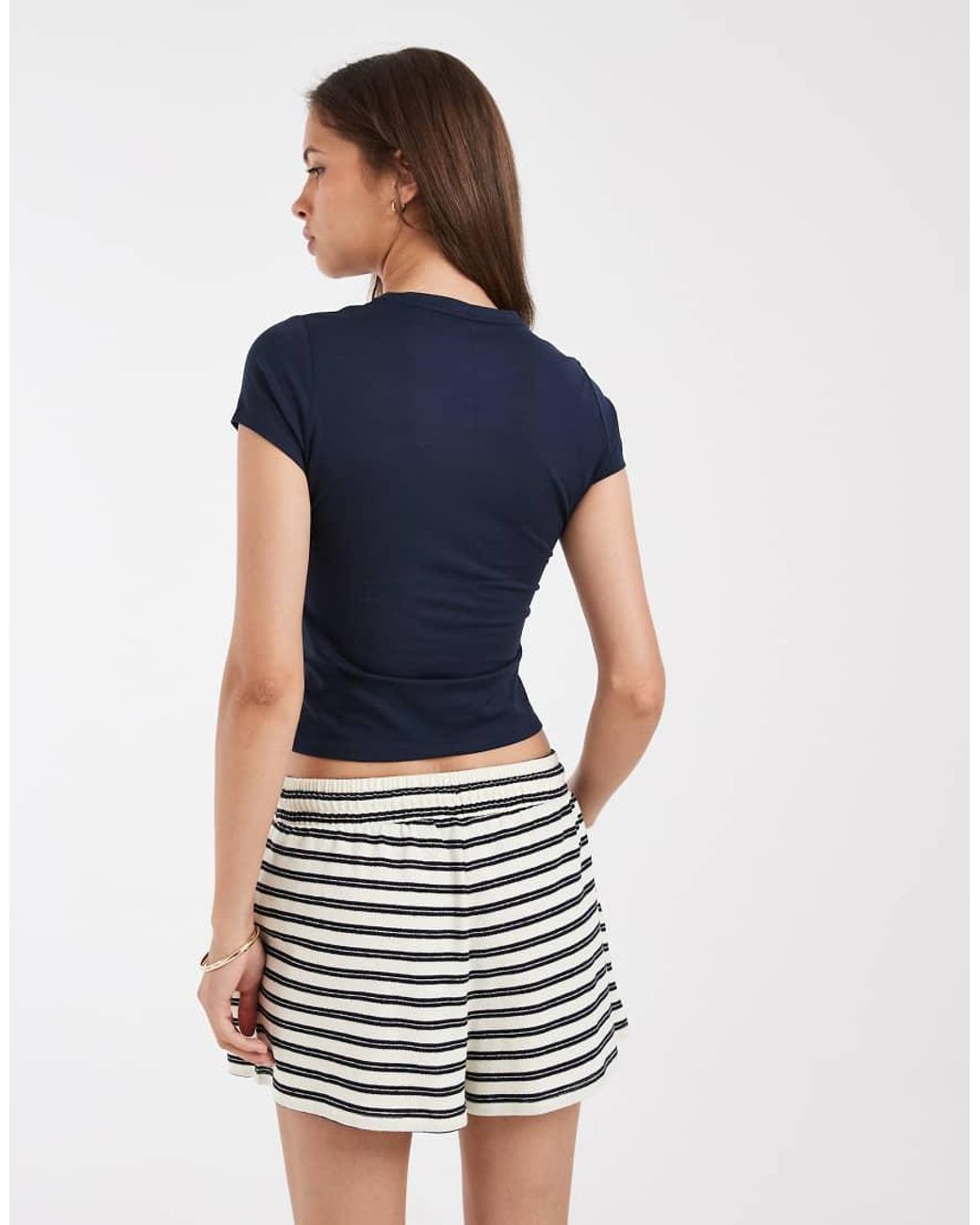 Hollister Blue Seamless Baby Tee