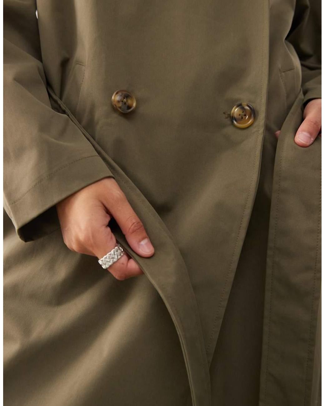 Noisy May Natural Trench Coat