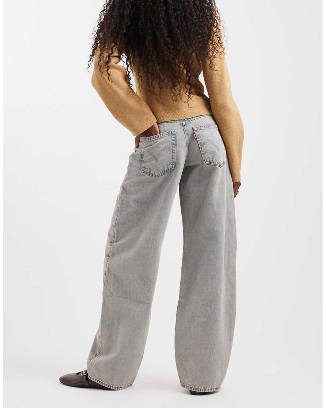 Levi's Gray Middy Balloon Jeans