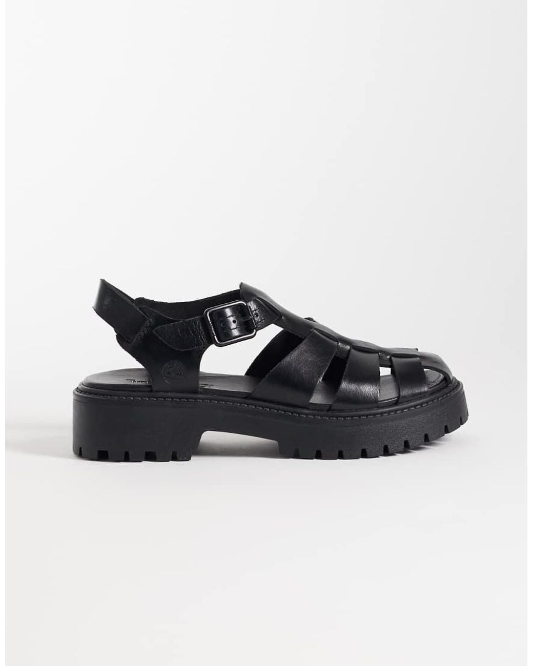 Timberland Black Stone Street Fisherman Sandals