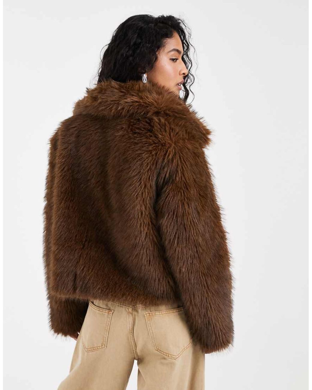 Levi's Blue Laney Faux Fur Jacket