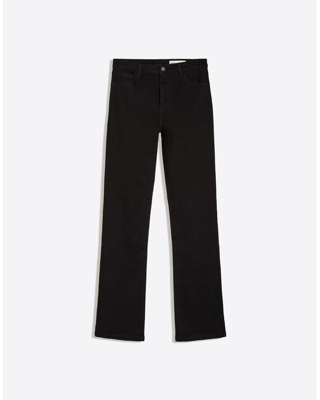 Bershka Black Tall Flared Jeans