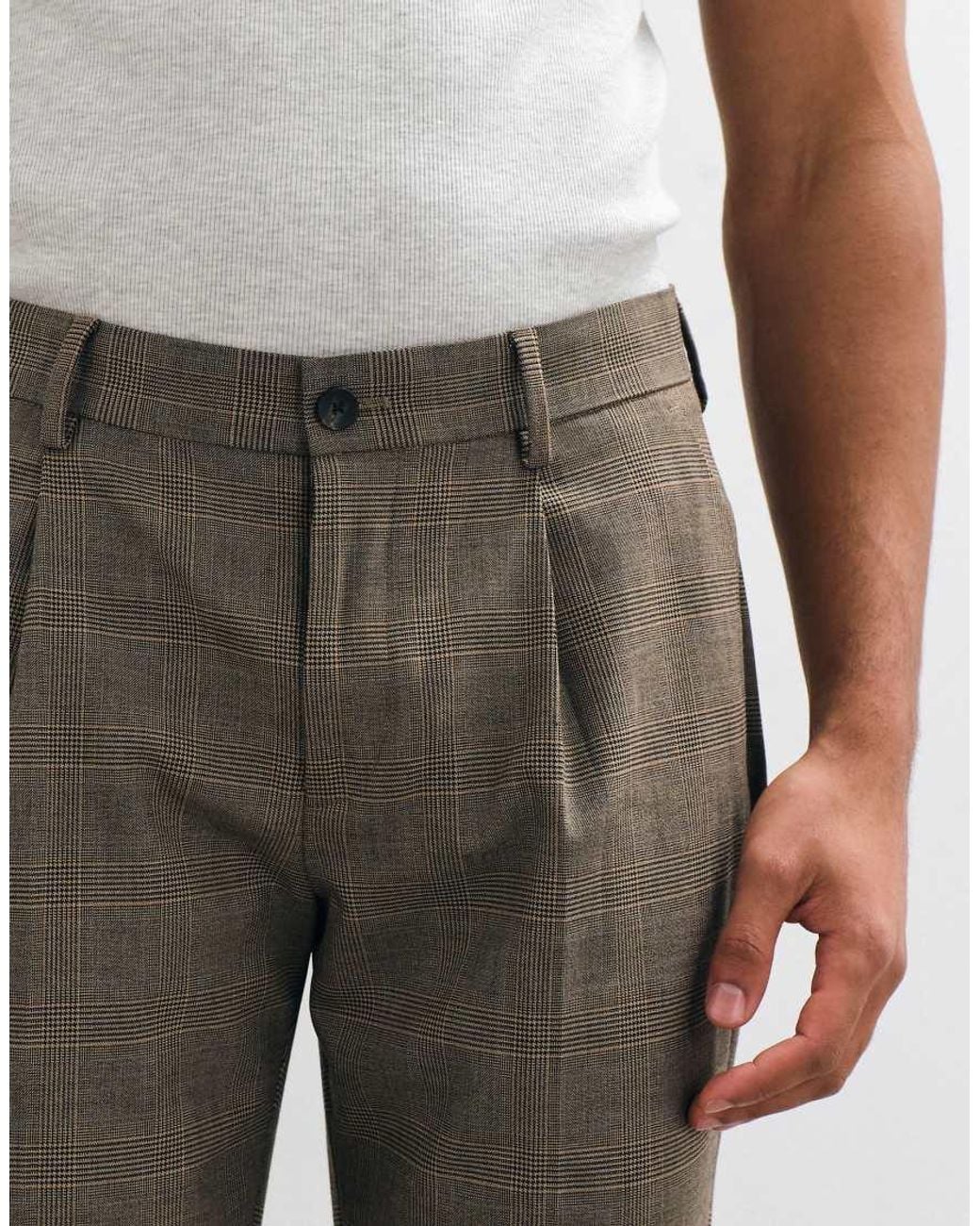 ASOS White Slim Suit Pants for men