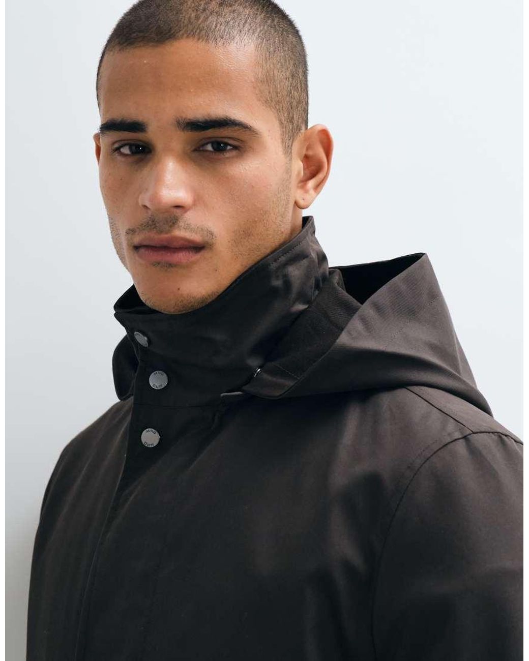Mango Blue Parka Jacket for men