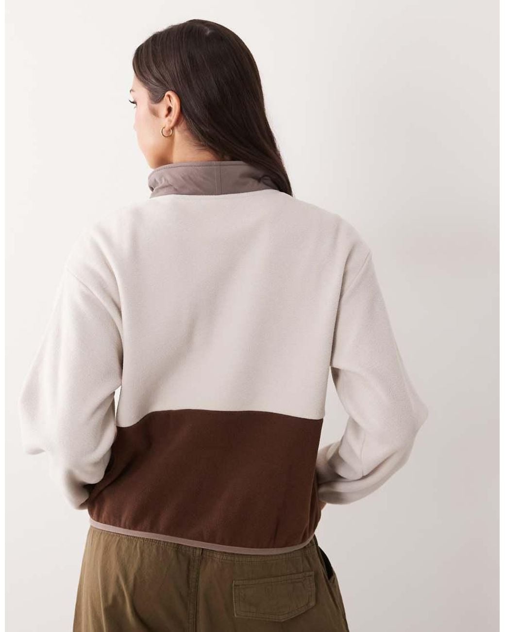 Columbia Brown Sequoia Grove Ii Half Zip Fleece