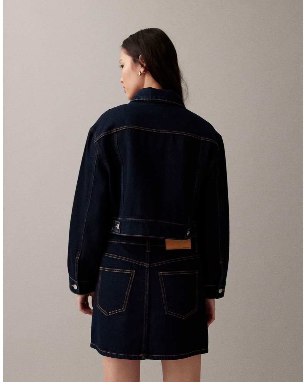 ASOS Blue Crop Denim Jacket