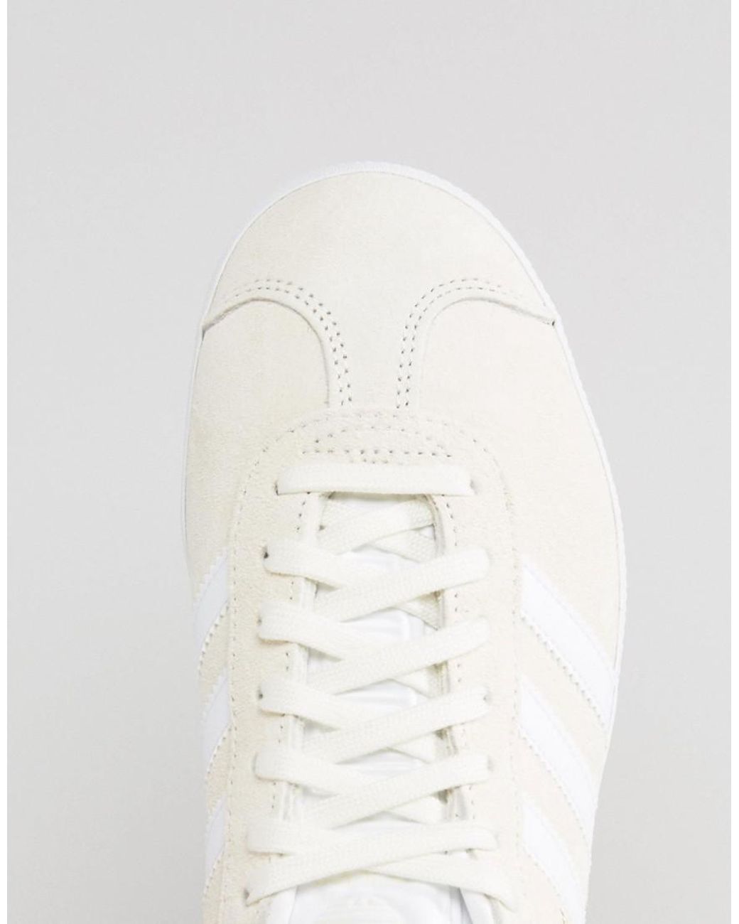 adidas Originals Unisex Off White Suede Gazelle Sneakers | Lyst Australia