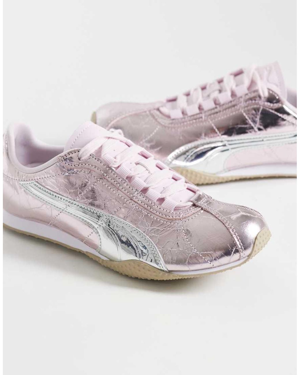 PUMA White H-Street Lustre Trainers