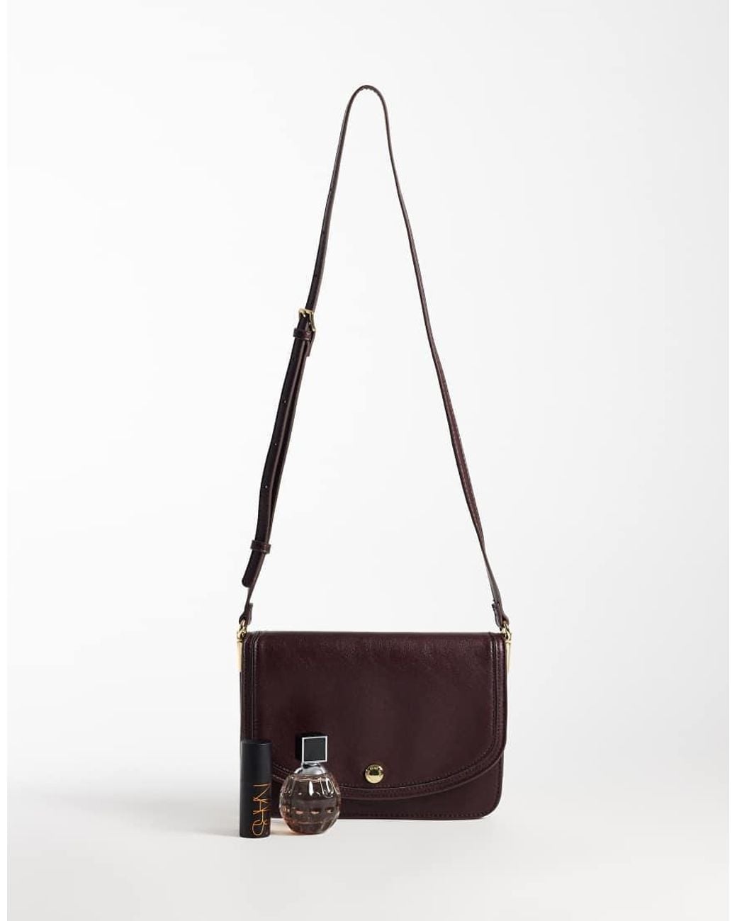 Mango White Cross Body Bag