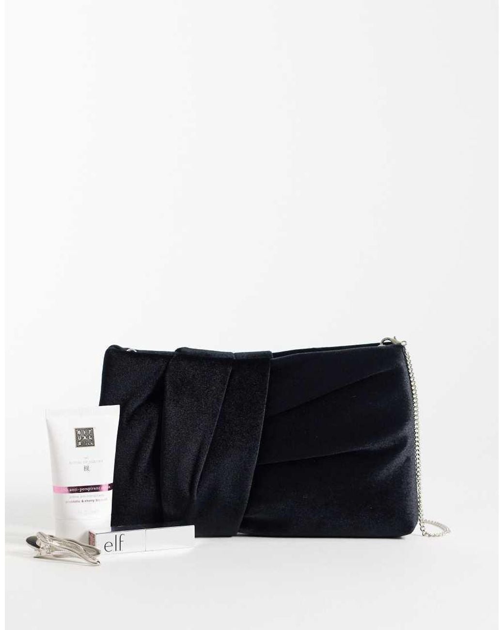 True Decadence Black Clutch Bag