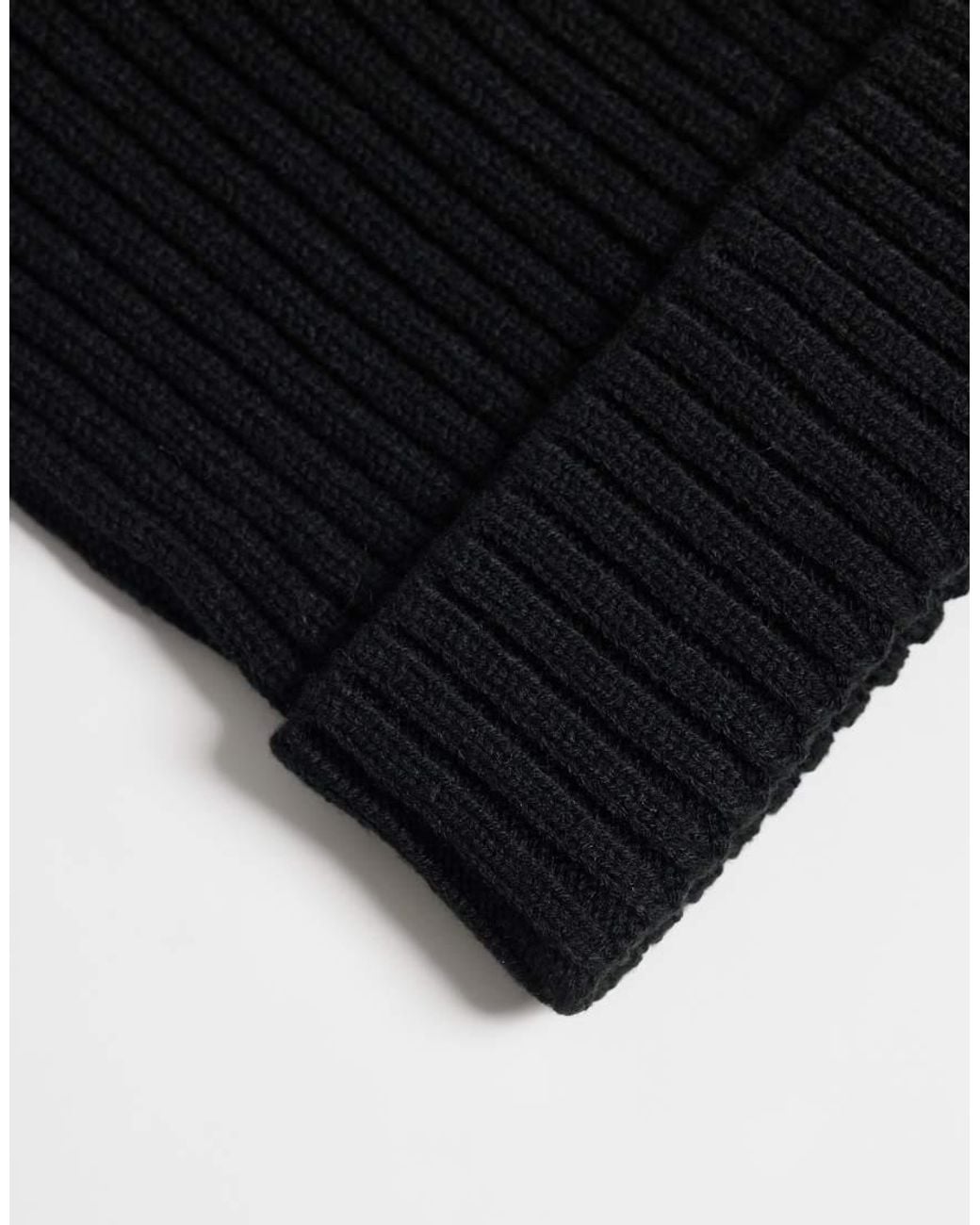 Berretto A Forma Squadrata di ASOS in Black da Uomo