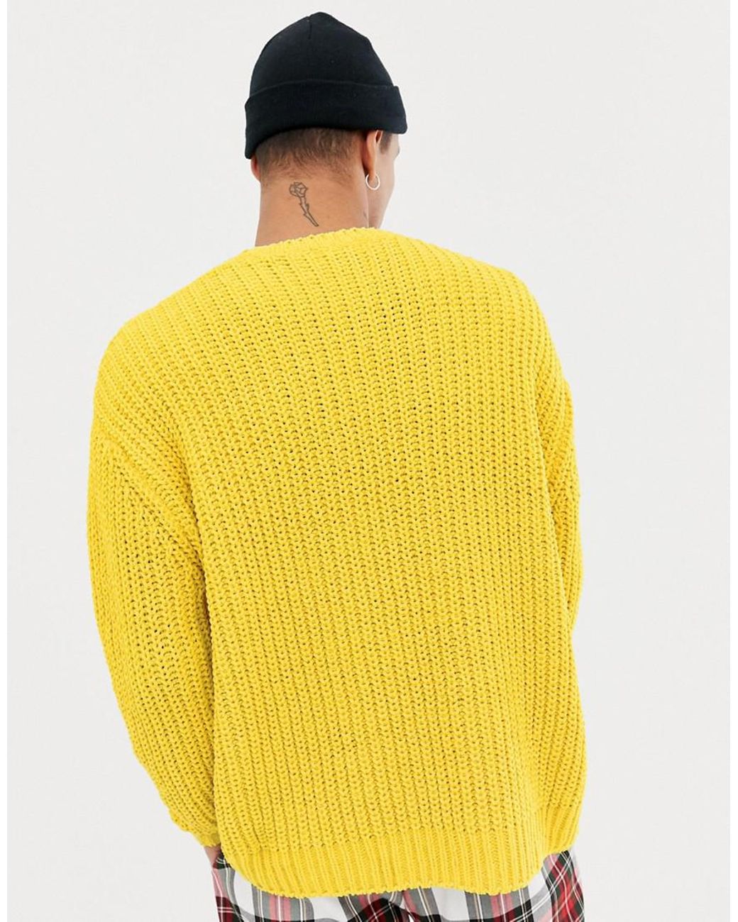 Yellow chenille deals jumper