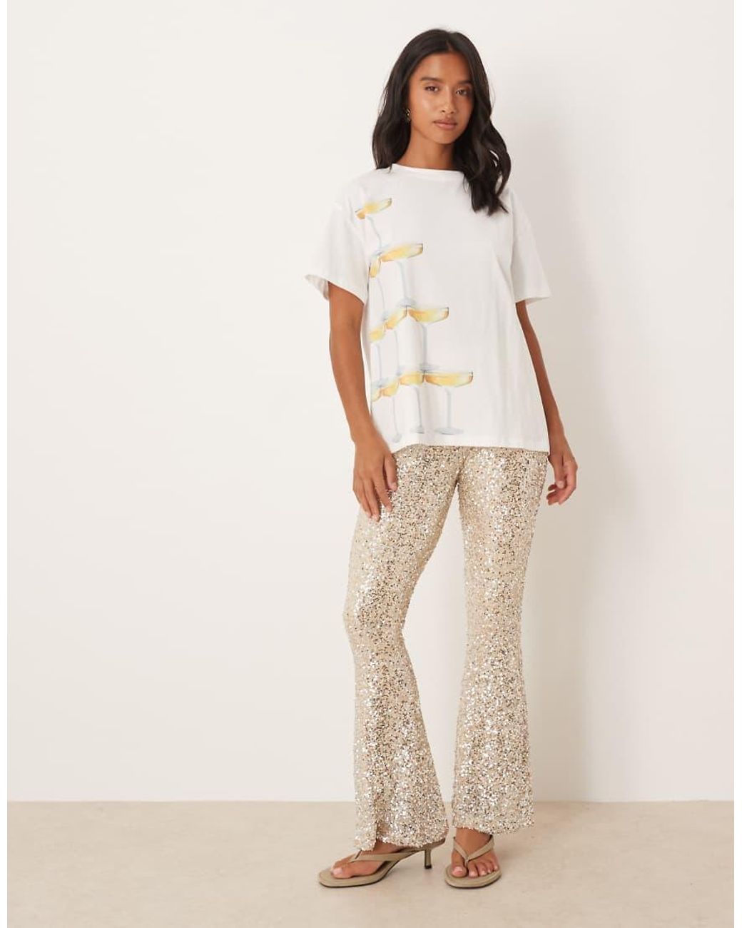 Never Fully Dressed White Petite Cocktail T-shirt