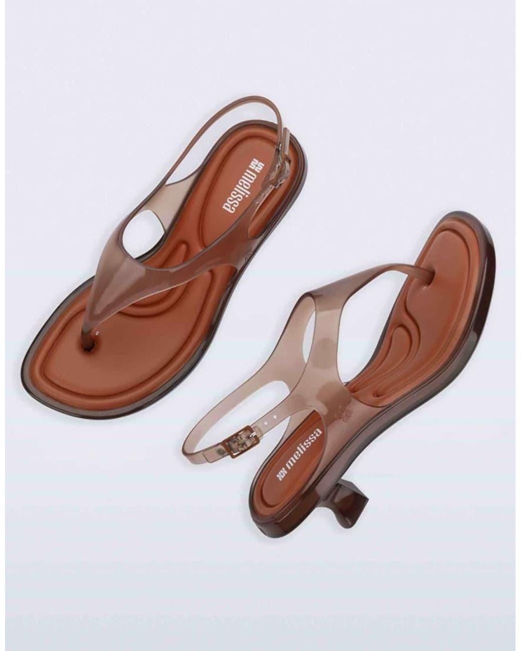 Melissa Brown Kitten Heel Sandal