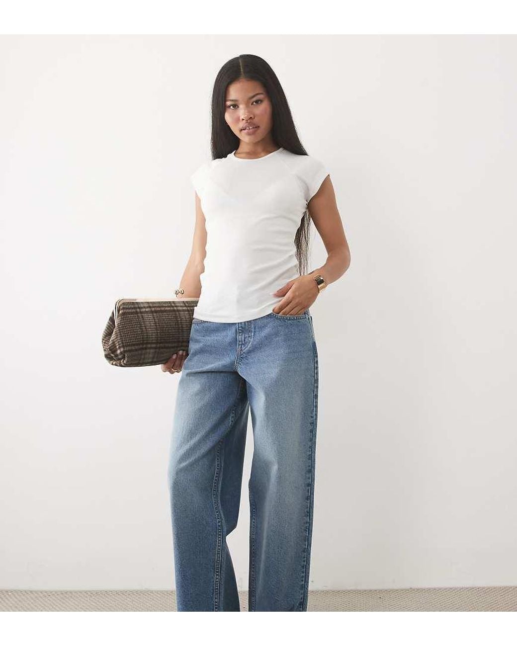 Miss Selfridge Blue baggy Jeans