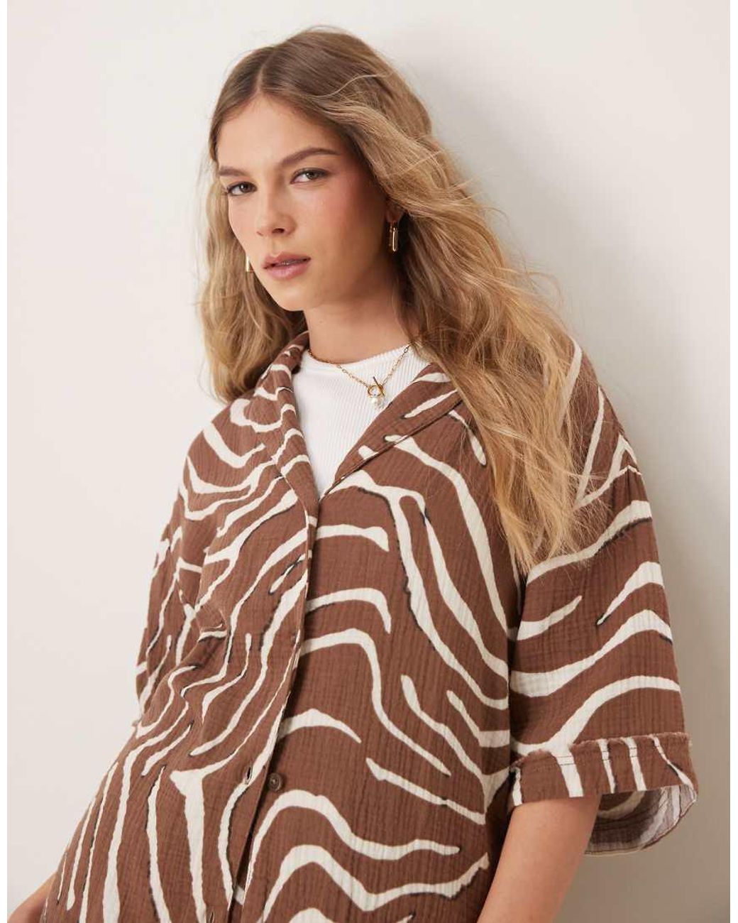 Camicia di ASOS in Natural