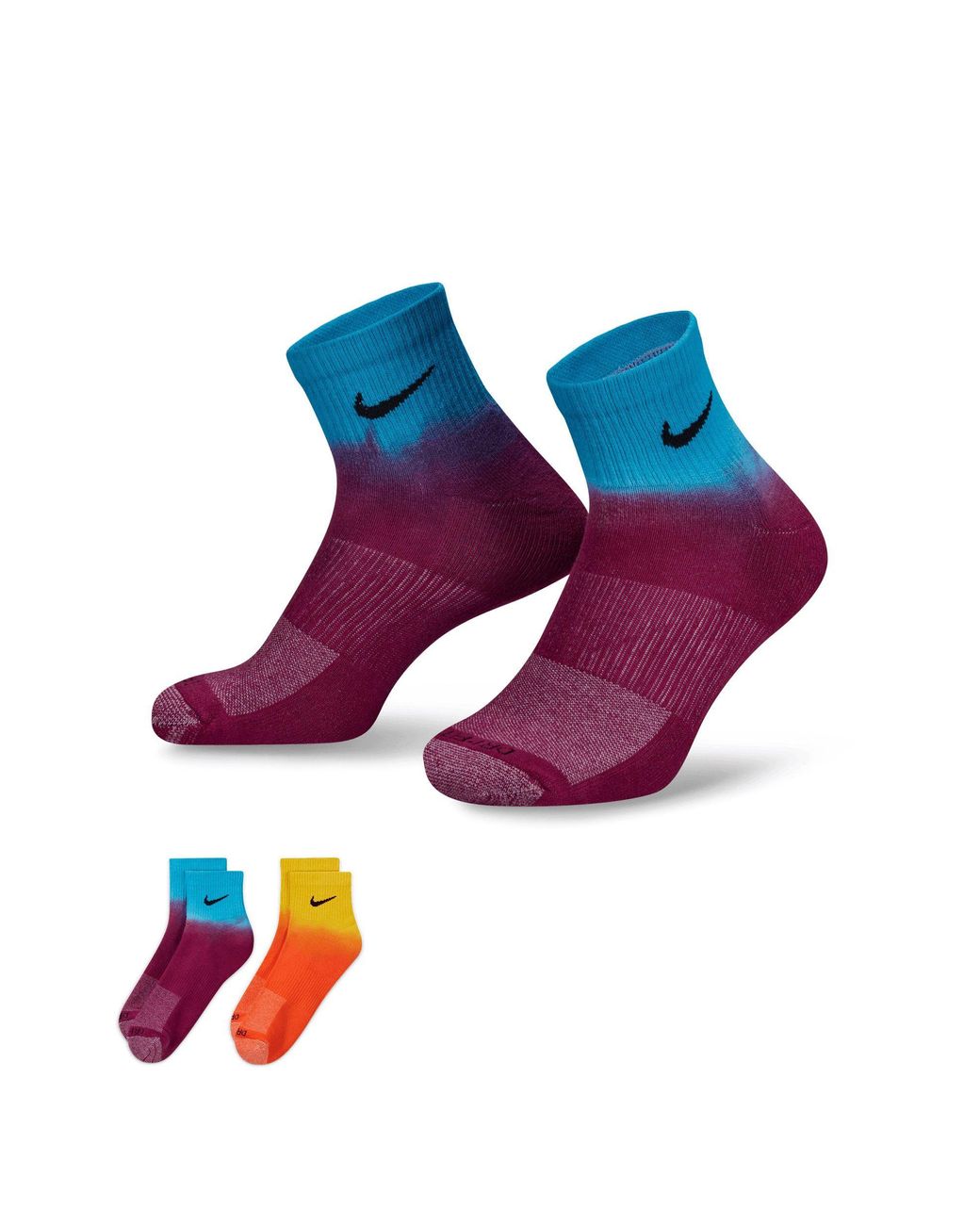 Nike Everyday Plus 2-pack Cushioned Ankle Socks in Blue | Lyst