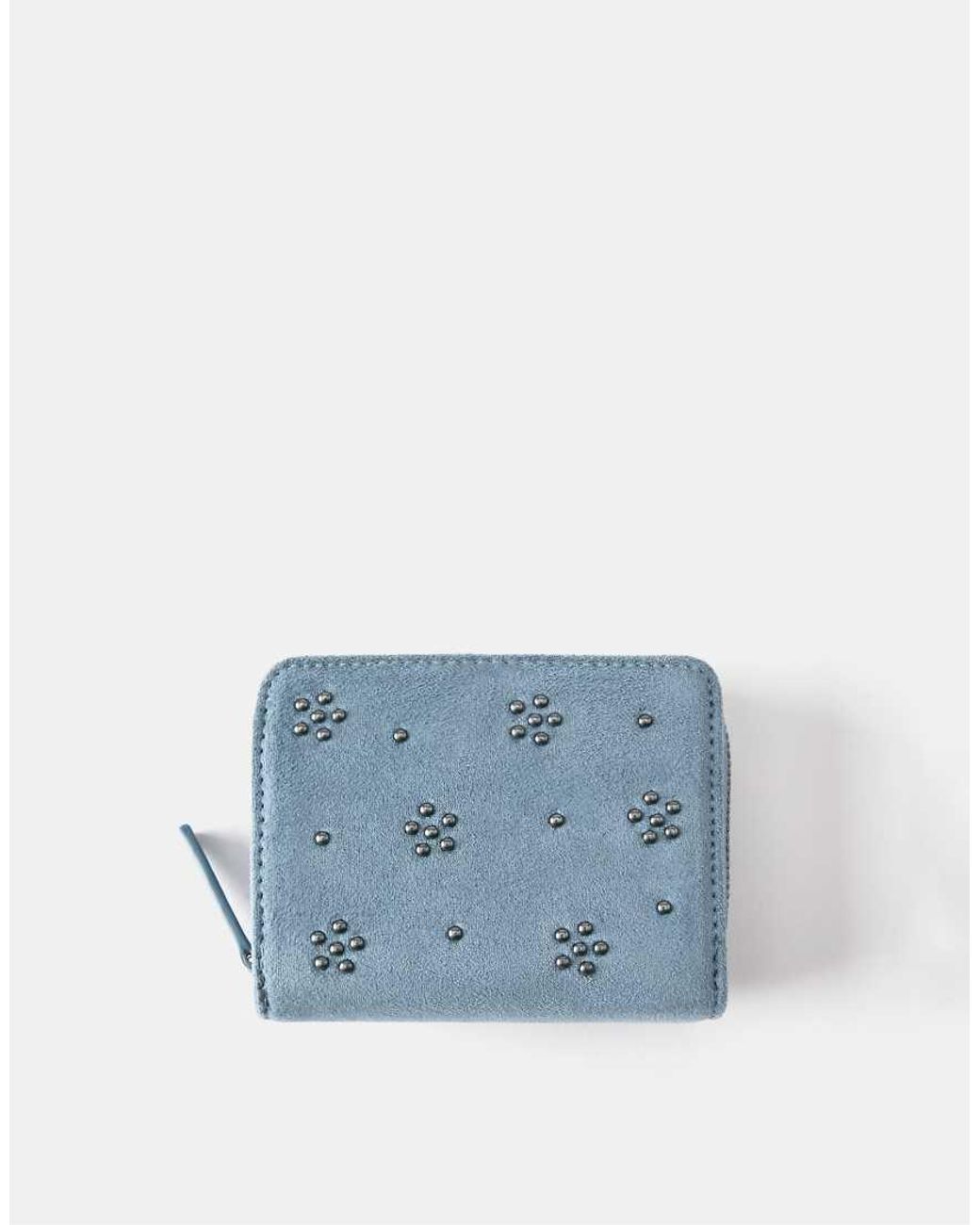 Pull&Bear Blue Studded Purse
