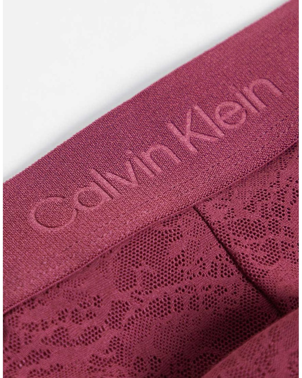 Calvin Klein Purple Lace Sports Brief for men