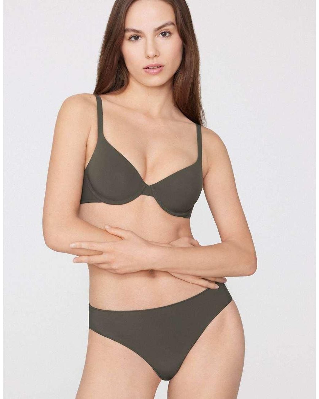 Tezenis Black Athens Microfibre Push-Up Bra