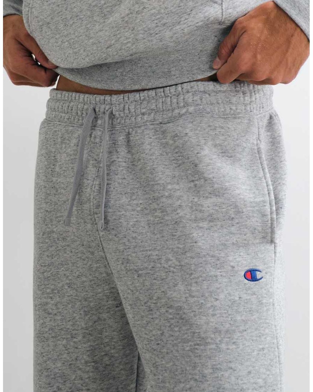 Champion Gray Modern Heritage Elastic Cuff Joggers for men