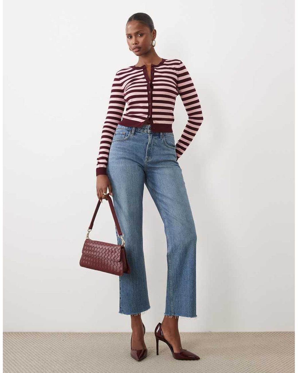 The Frolic Blue Exclusive Button Through Cardigan