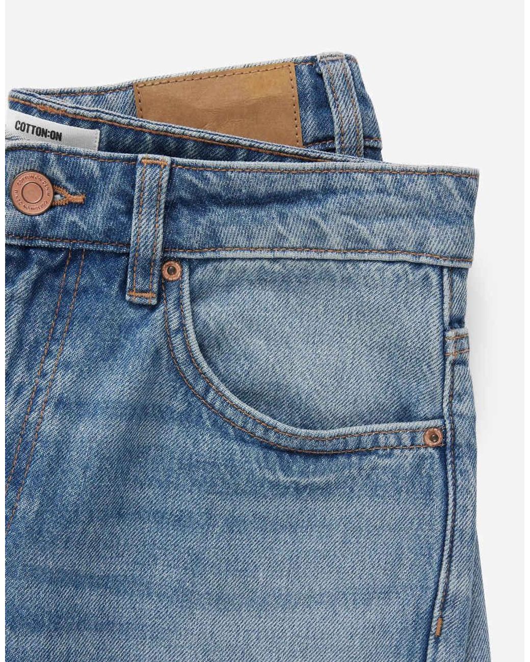 Cotton On Blue 91 Straight Jean