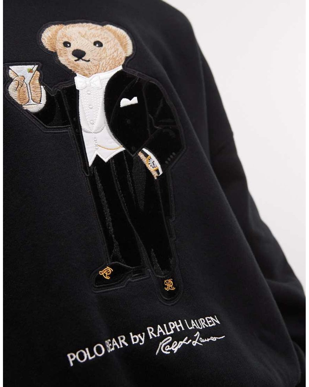 Polo Ralph Lauren Blue Bear Print Sweatshirt