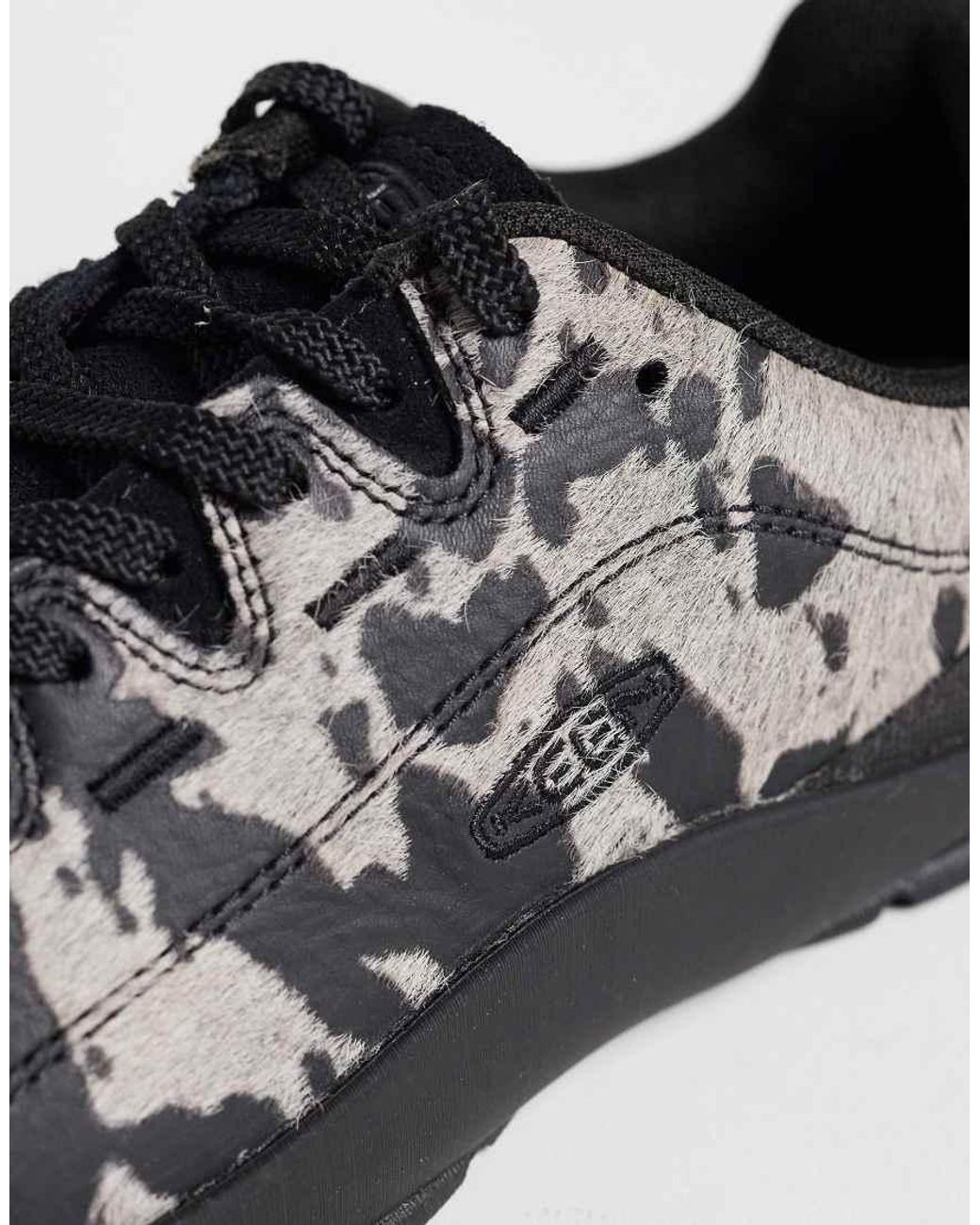 Keen Black Jasper Brushed Suede Trainers