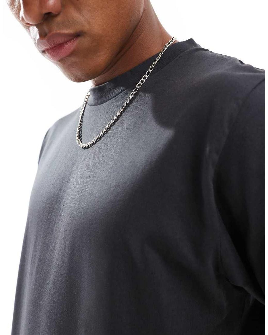 Cotton On Blue Boxy Oversized T-Shirt for men