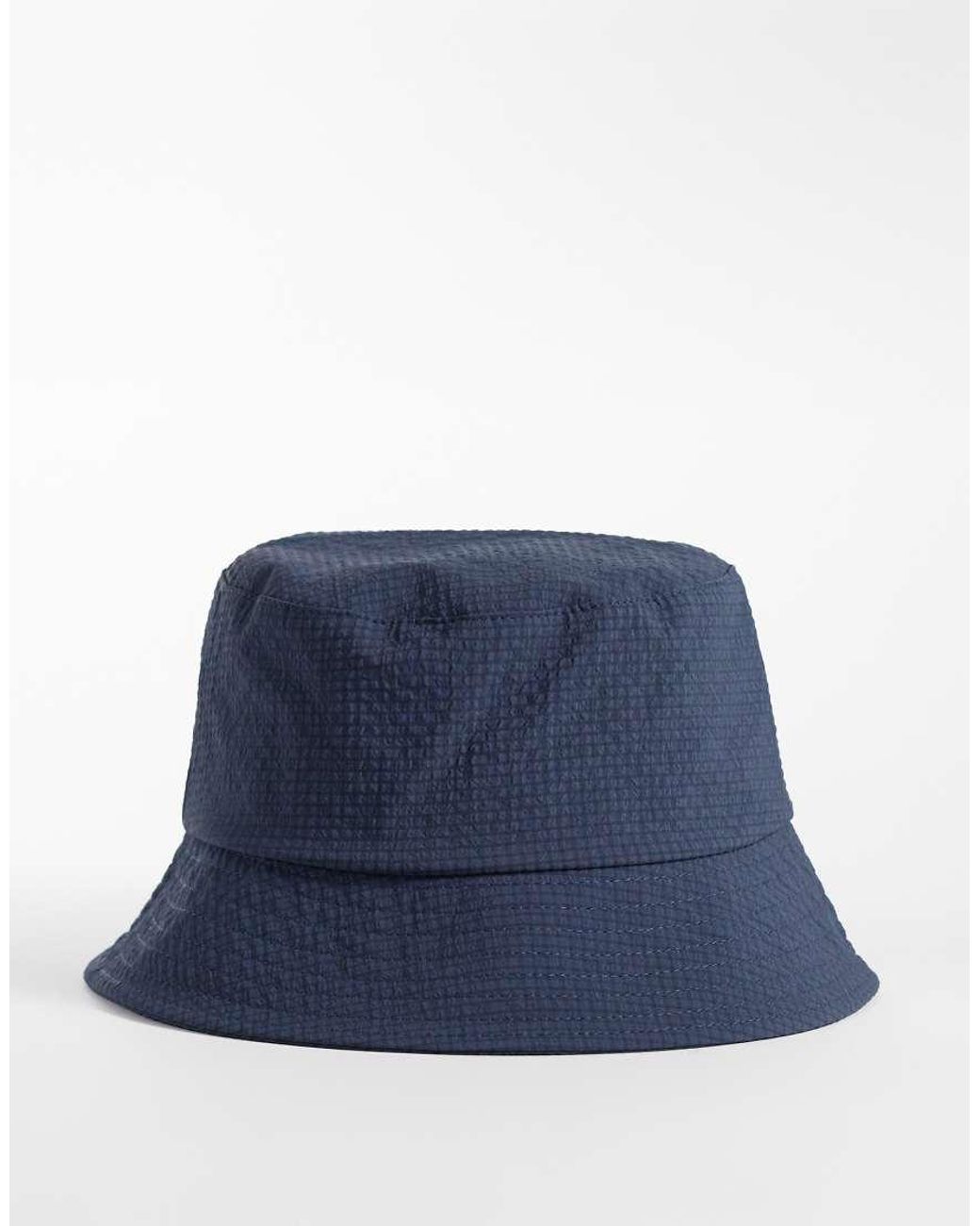 ASOS Ripstop Bucket Hat in het Blue voor heren