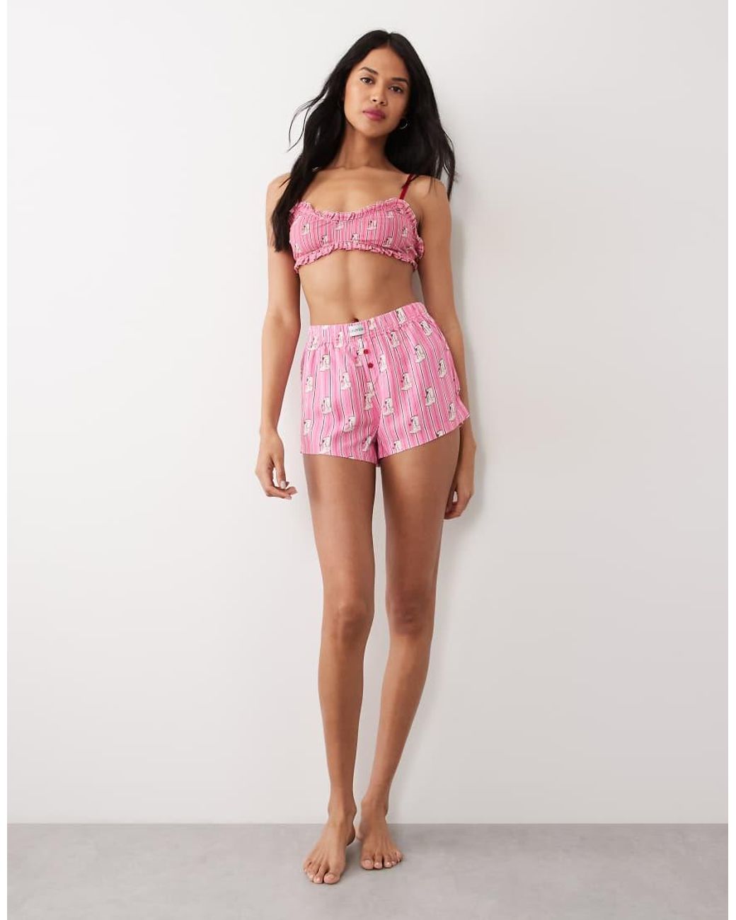 Wild Lovers Pink Ines Boxer Shorts