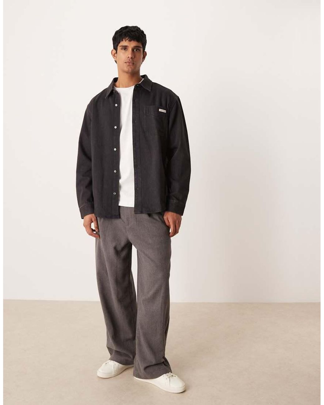 Calvin Klein Blue Denim Shirt for men