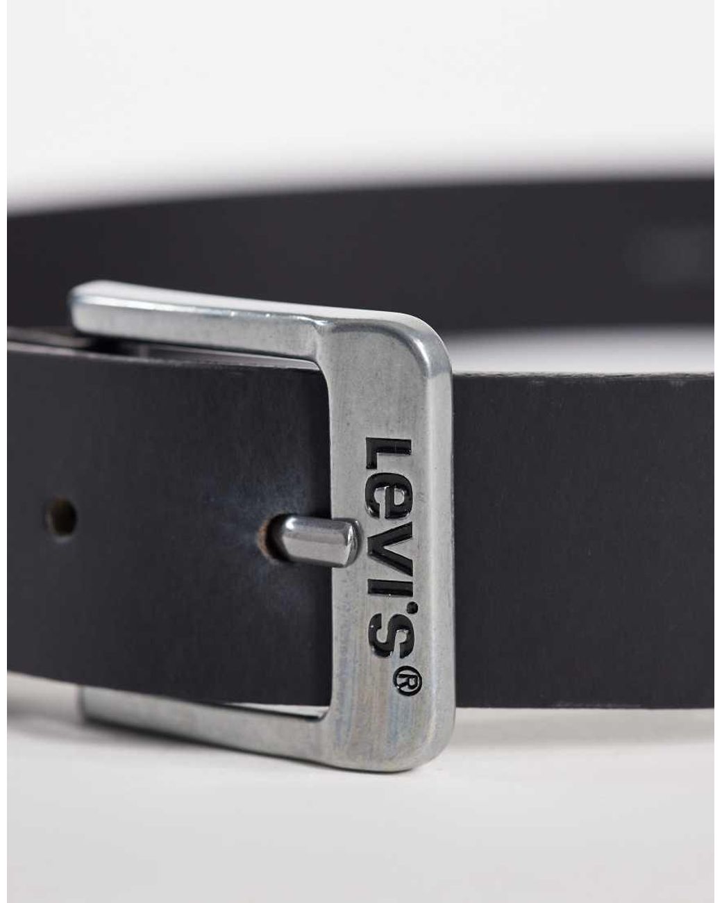 Levi's Blue Free 35mm Leather Belt for men