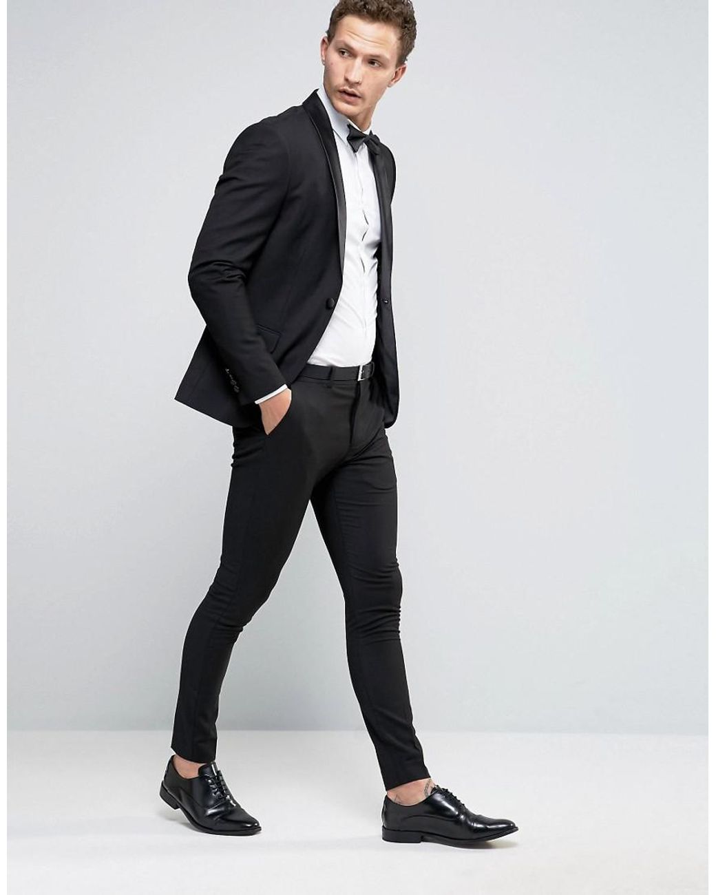 Slim Fit Tuxedo Pants