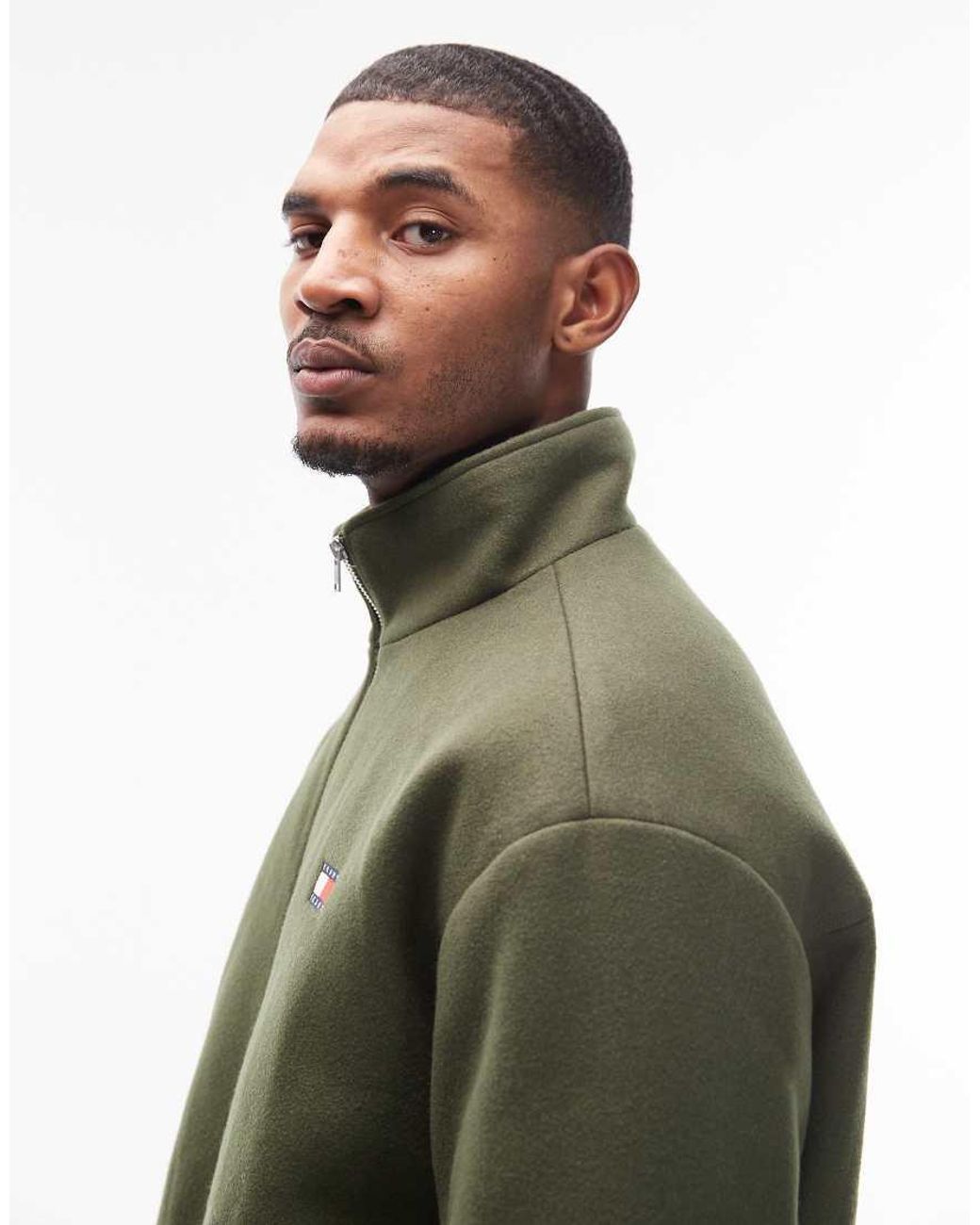 Tommy Hilfiger Green Essential Wool Padded Jacket for men