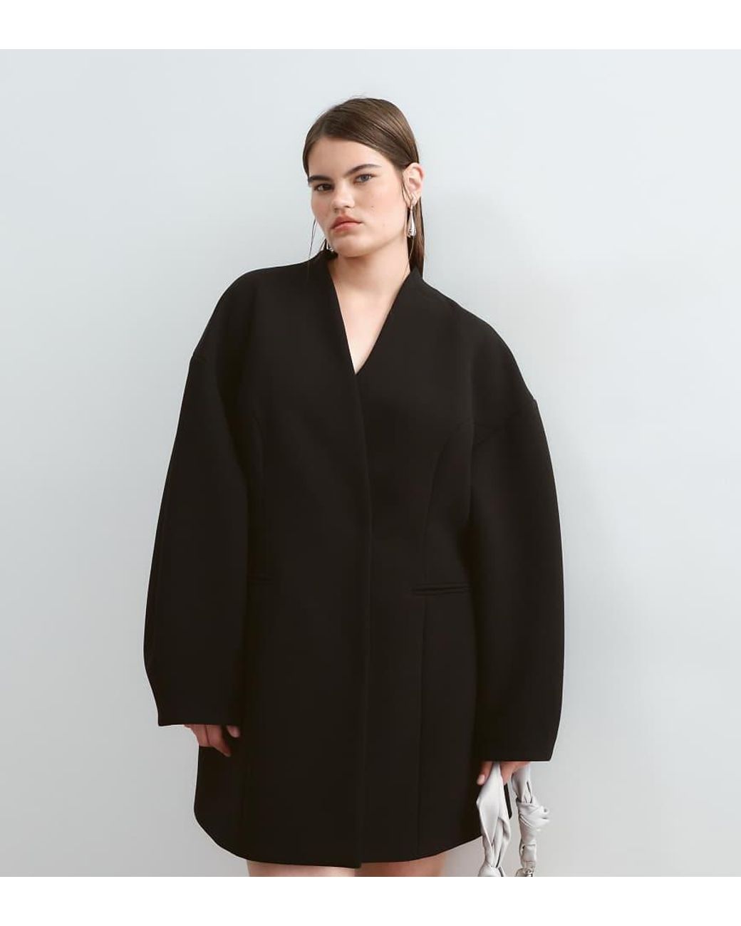 ARRANGE Black Curve Structured Blazer Mini Dress