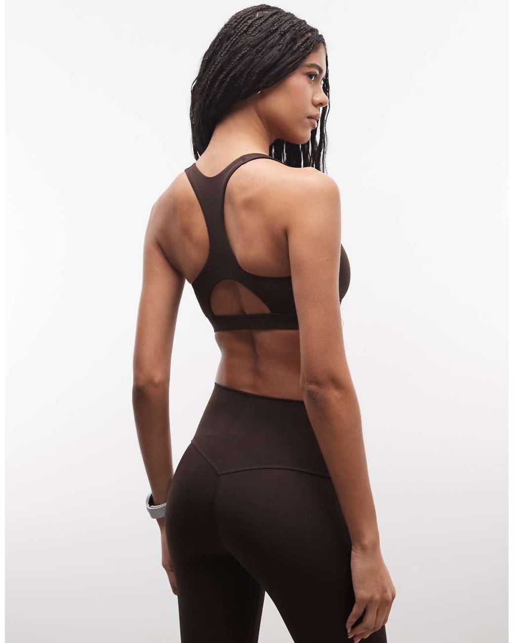 Adidas Originals Black Adidas Training Optime Essentials Mid Support Bra