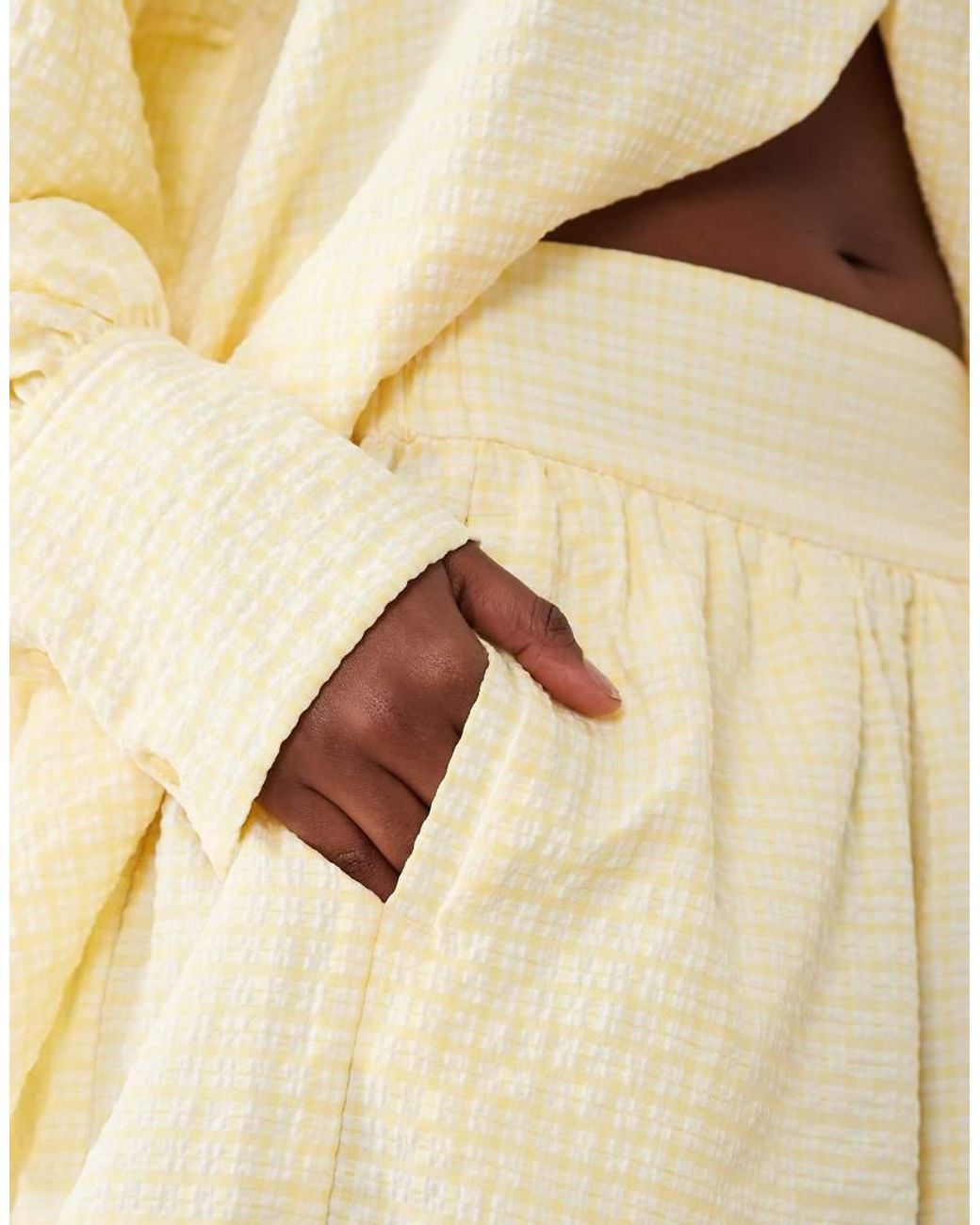 ASOS Natural Pull On Shorts