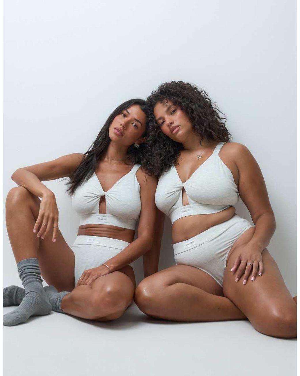 RIEN STUDIO White Maya Fuller Bust Bralette