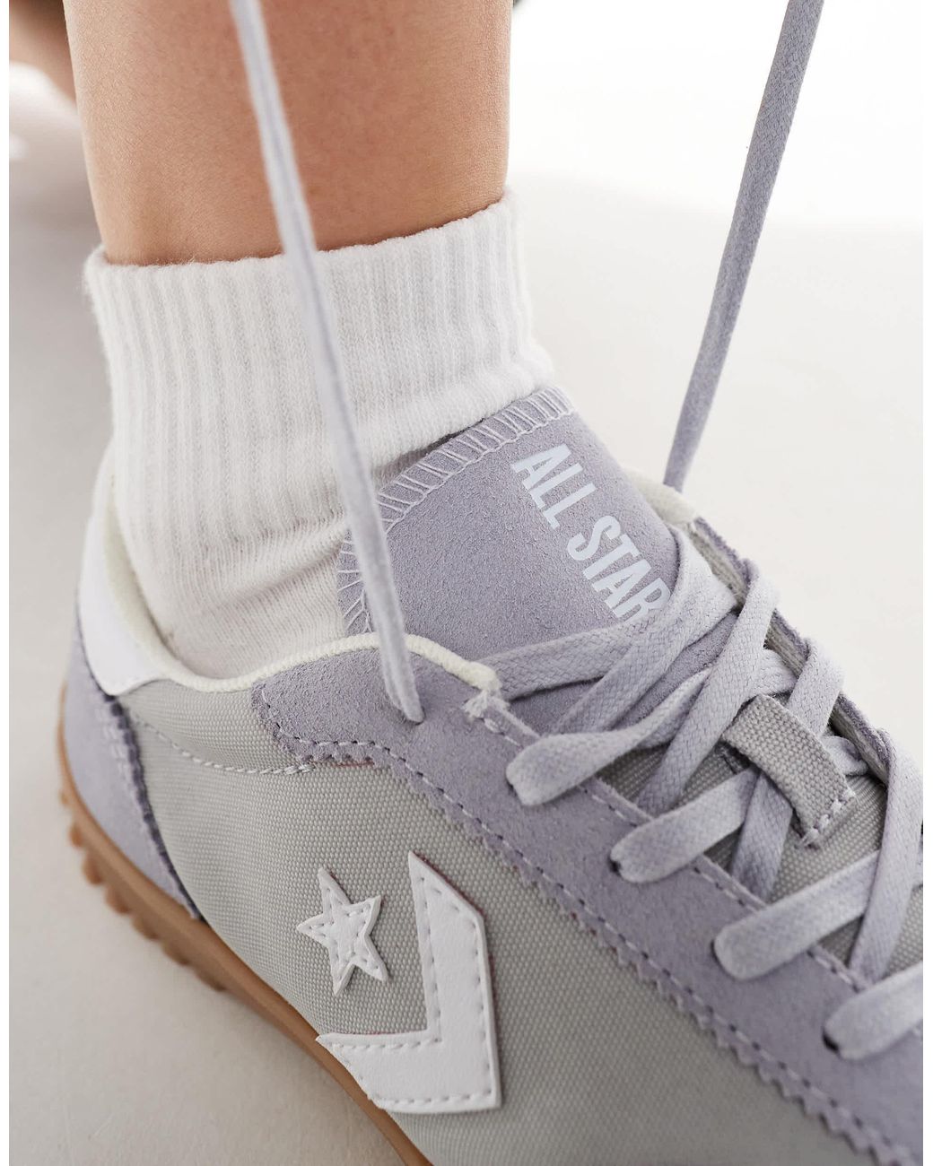 Converse White Run Star Sneakers