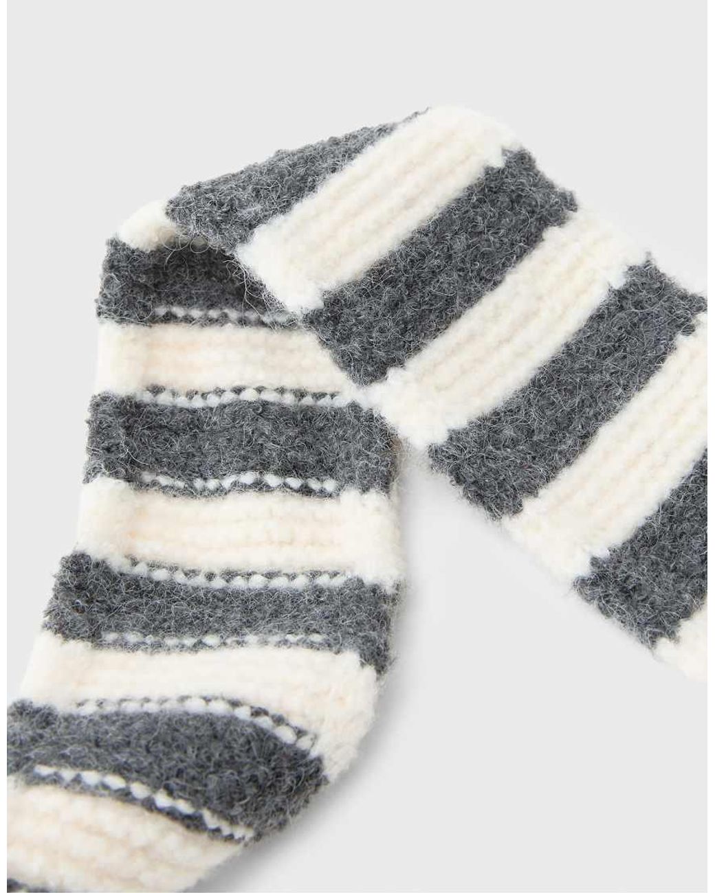 Stradivarius White Knitted Triangular Scarf