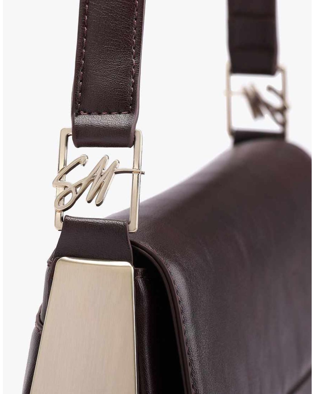Steve Madden White Aster Bag Wine Cross Body