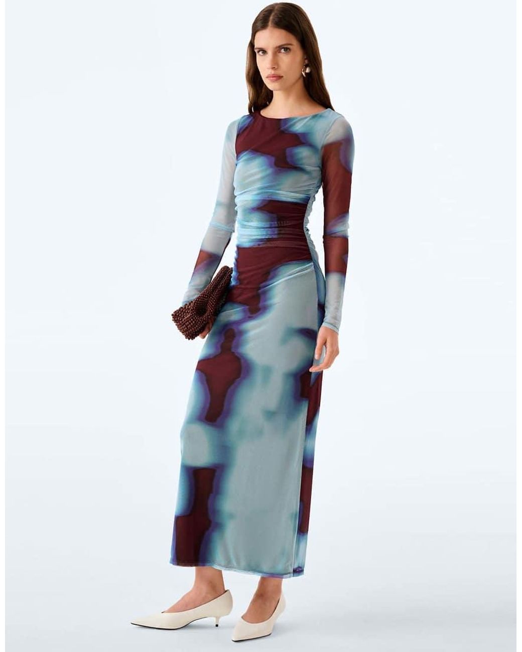 OMNES Blue Hollis Maxi Dress