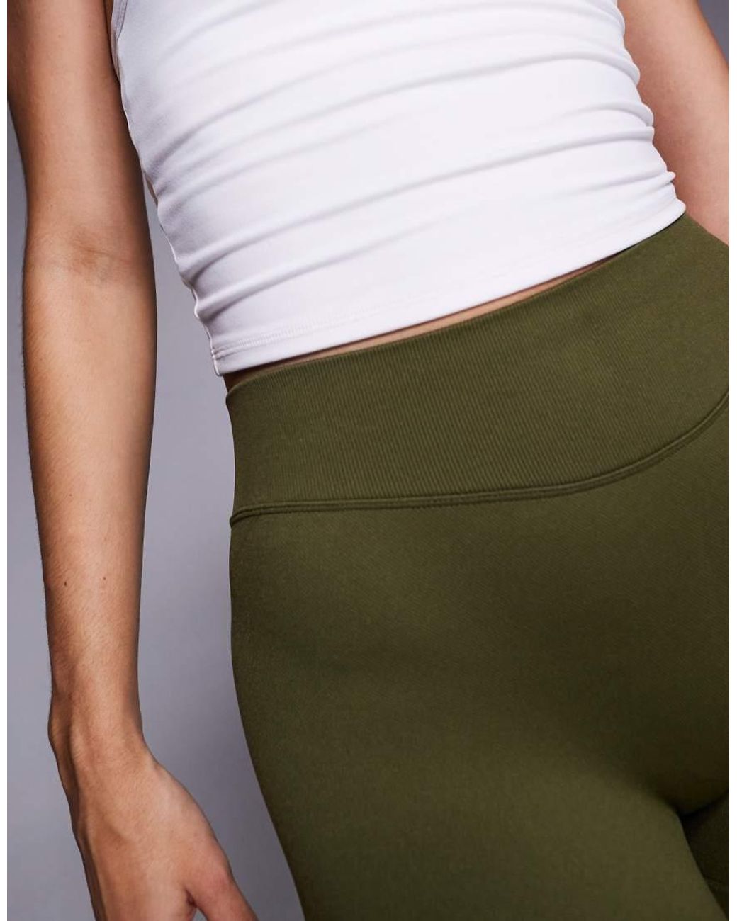 BO+TEE Gray Bo+tee Super Sculpt High Waist legging Shorts